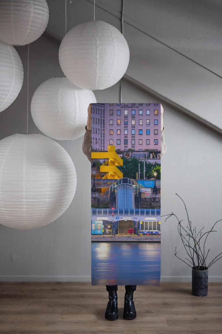 Festival Pier wallpaper roll