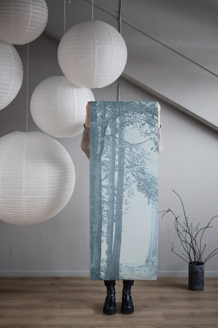 Misty Enchanted Forest wallpaper roll