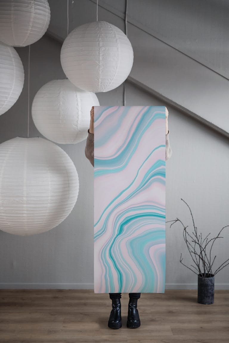 Liquid Pastel Agate Dream 1 wallpaper roll