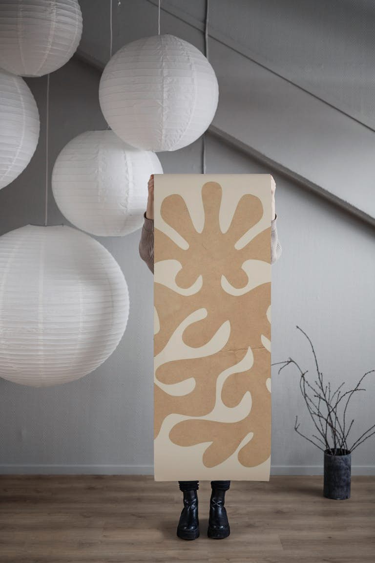 Paper tree wallpaper roll