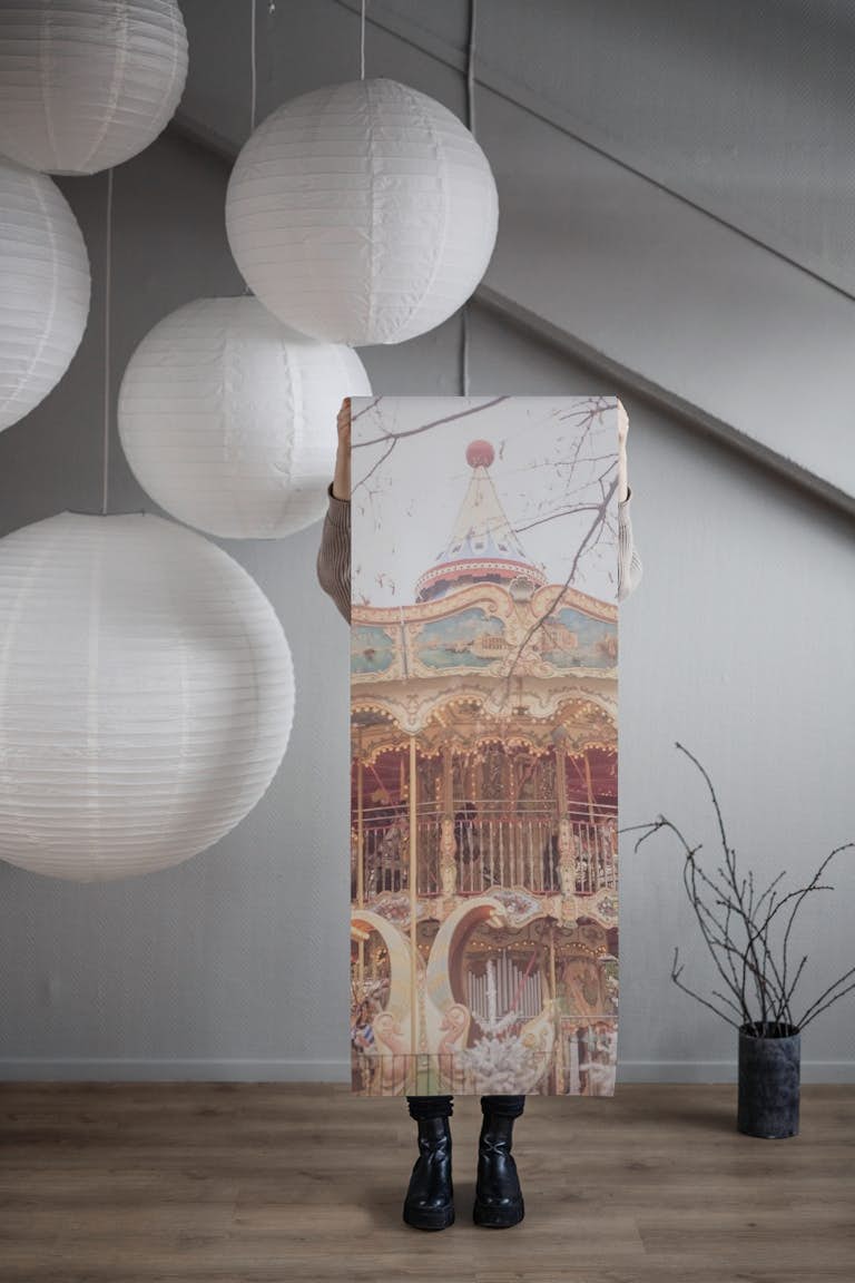 Copenhagen Carousel wallpaper roll