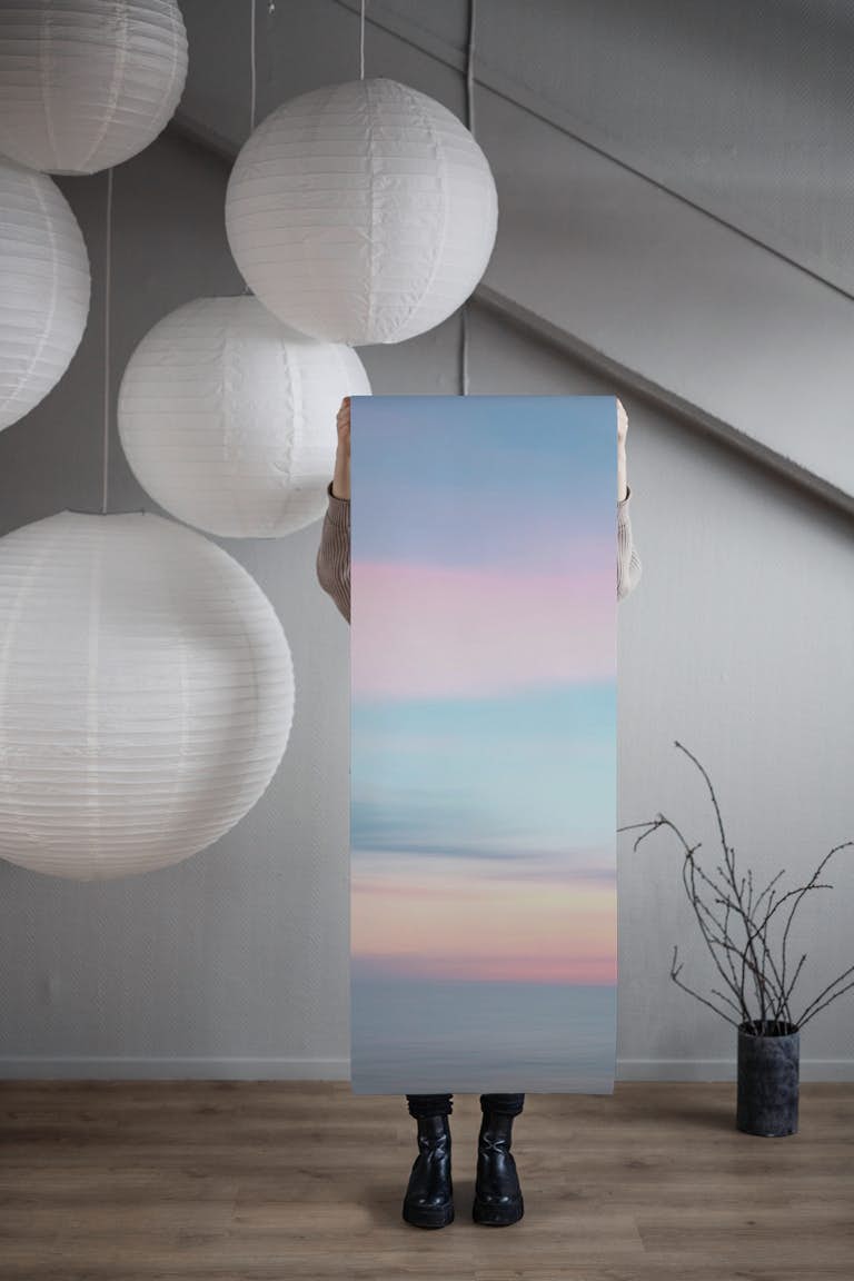 Sky and ocean background behang roll