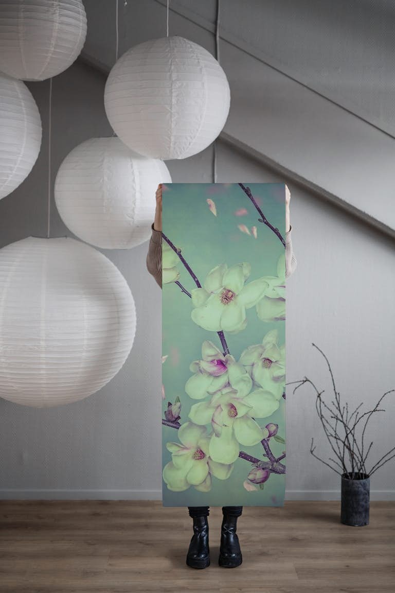 Magnoliatree at Spring papel pintado roll