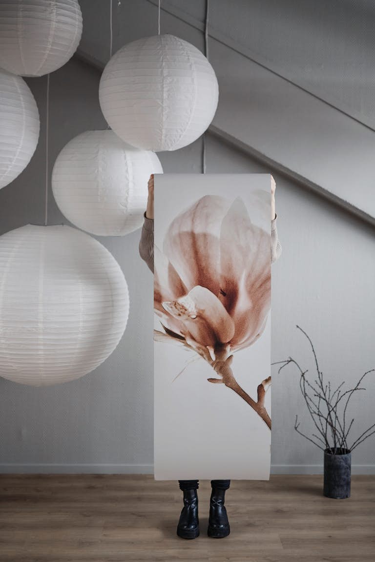 Blooming Magnolia wallpaper roll