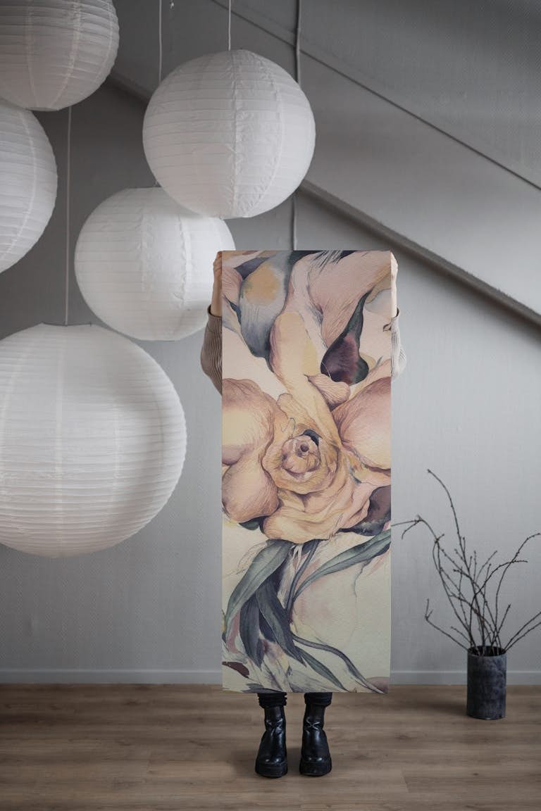Flower obsession wallpaper roll