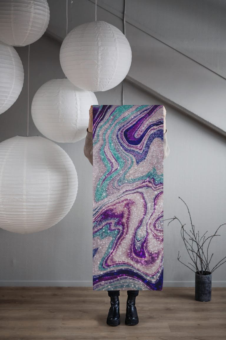 Liquid Unicorn Marble 1 wallpaper roll