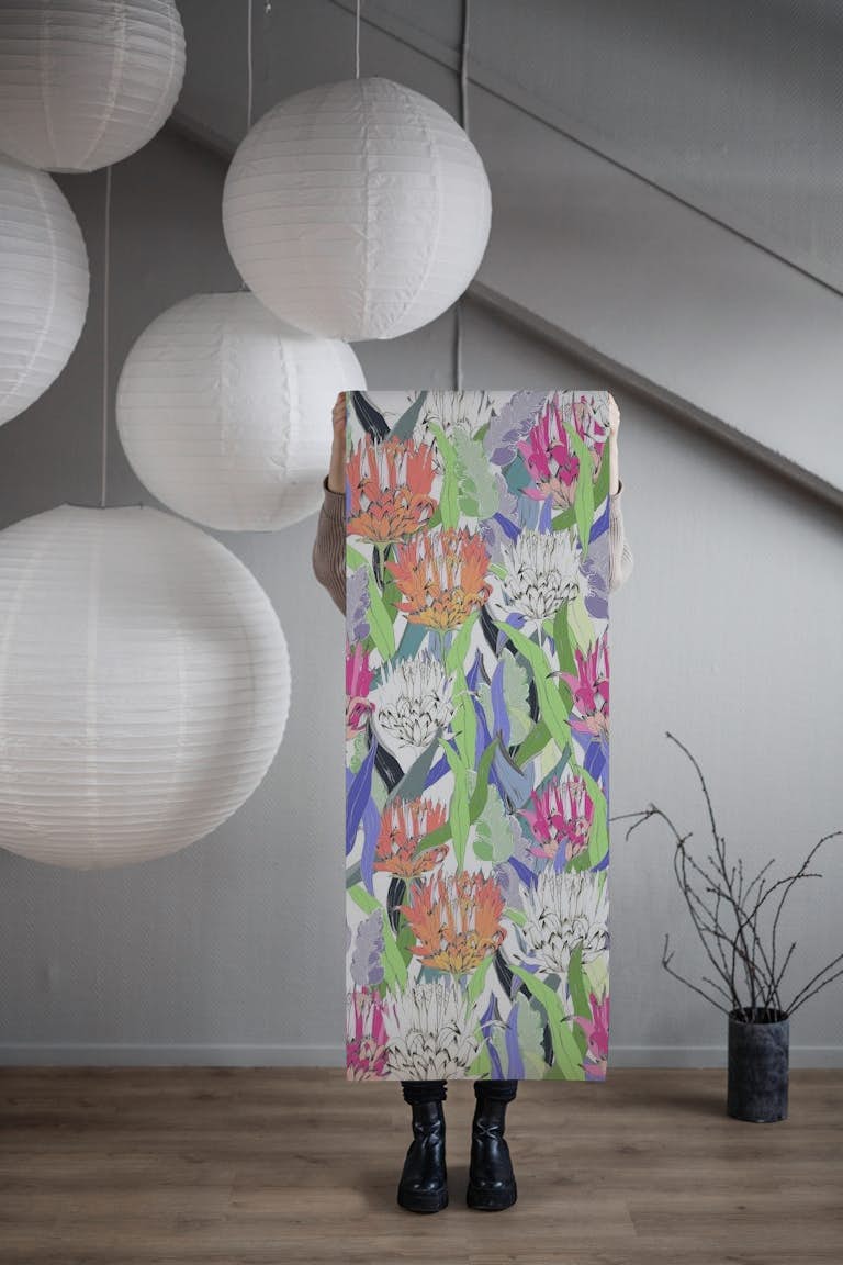 Protea Garden wallpaper roll