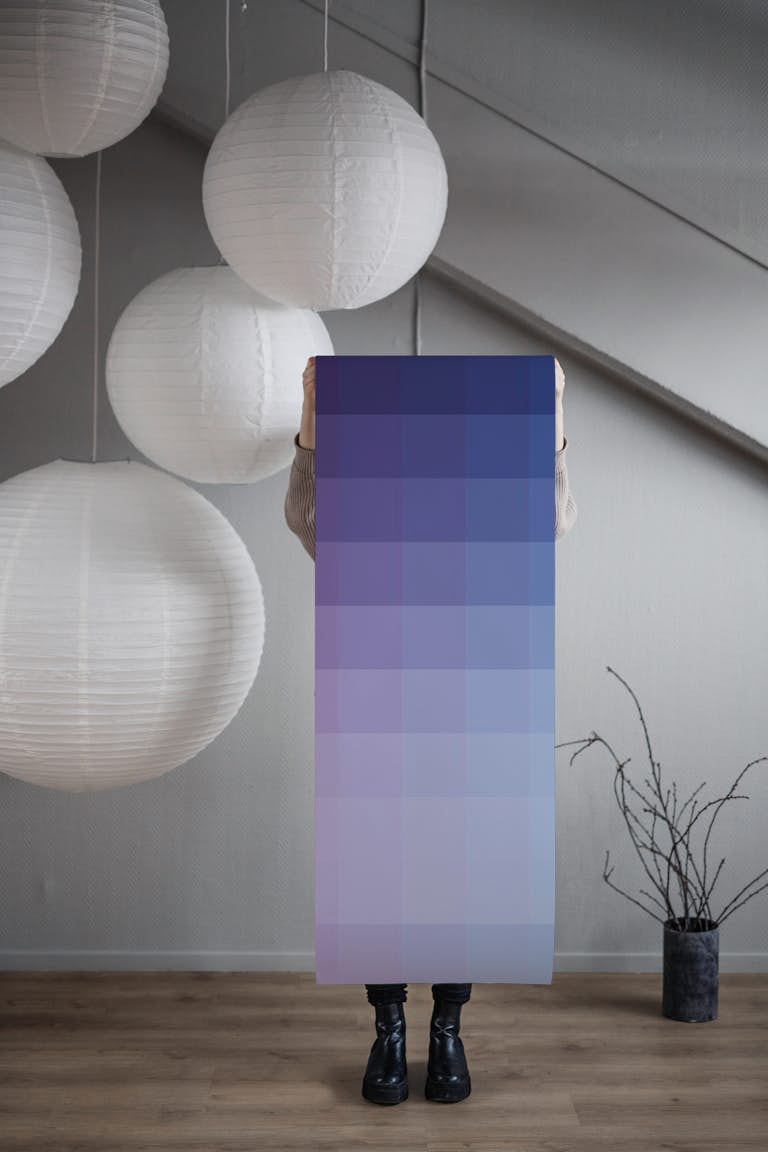 Lumen 10 Blue and Purple wallpaper roll