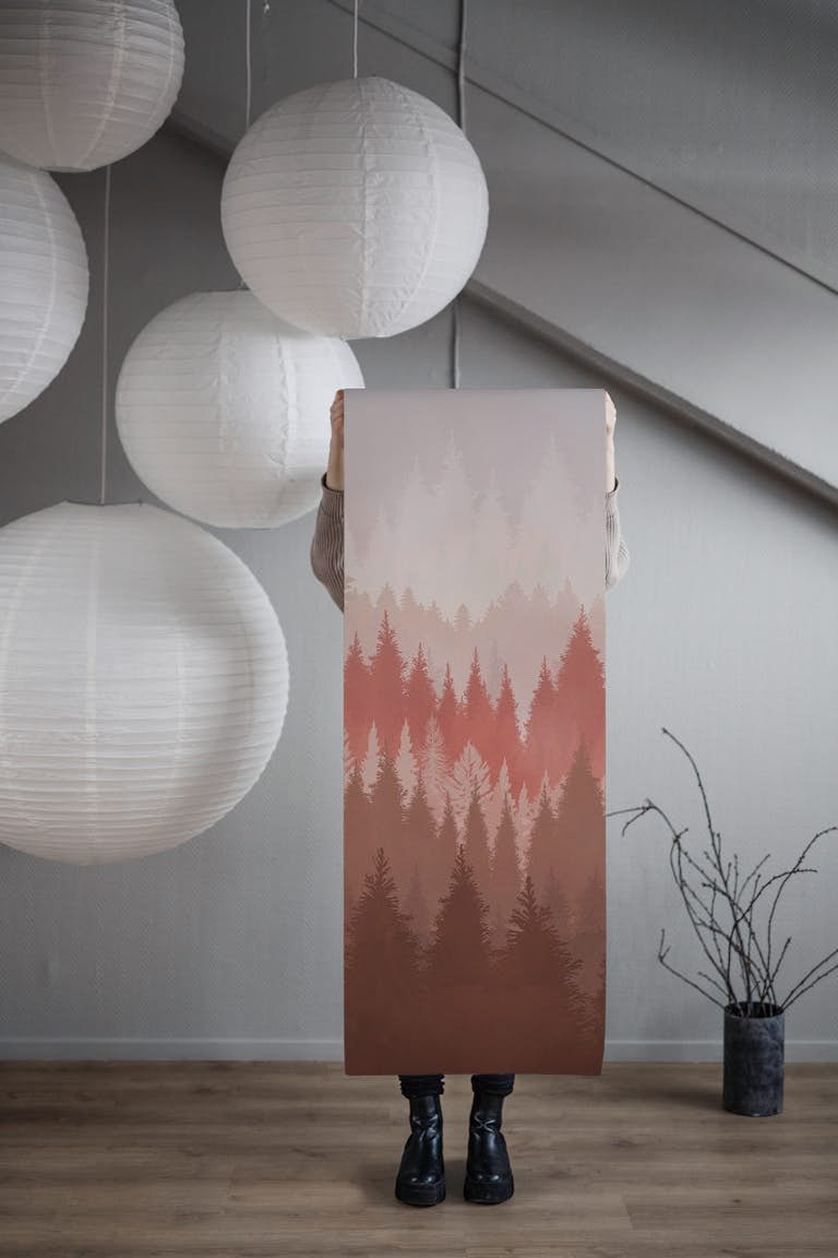 Forest Geo wallpaper roll