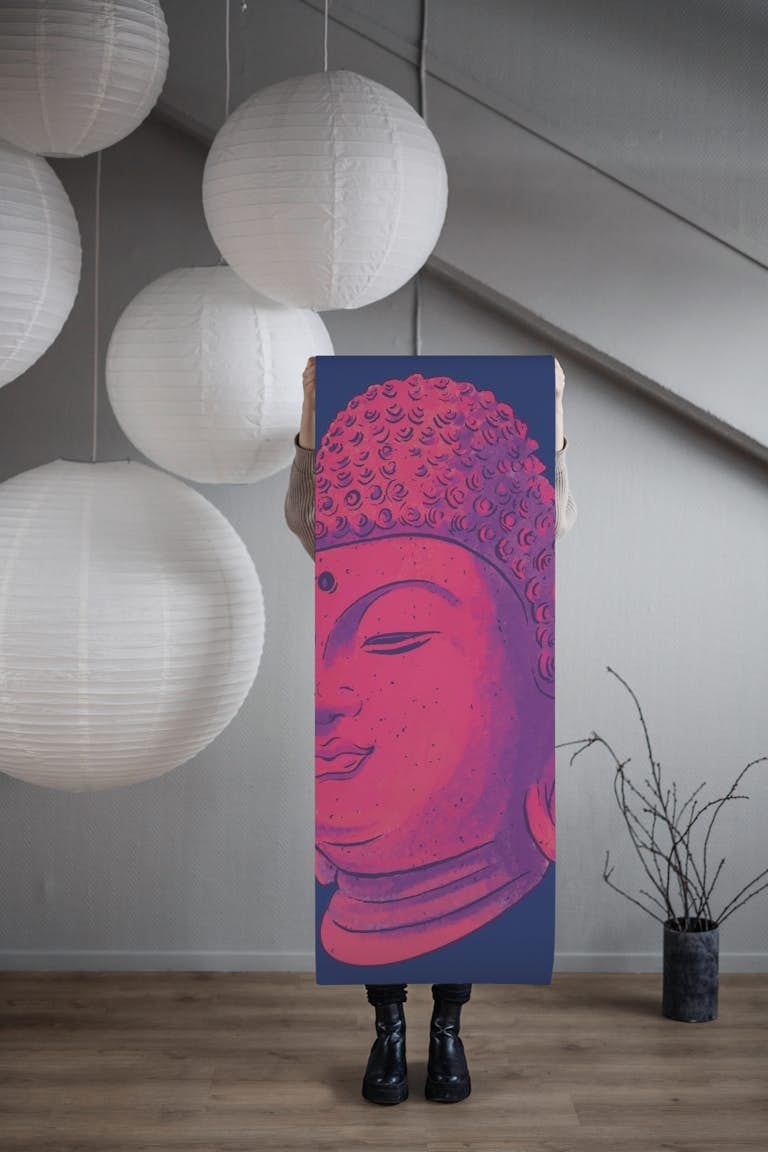 Bold Buddha wallpaper roll