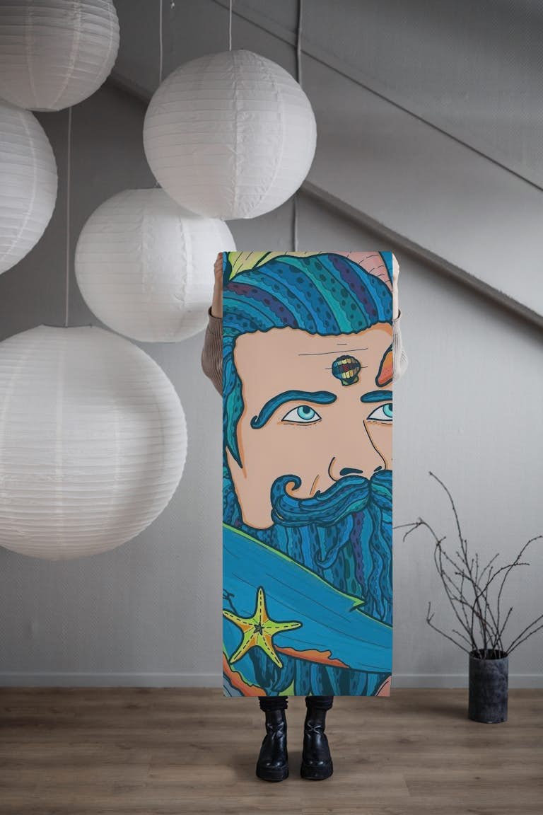 King of the ocean wallpaper roll