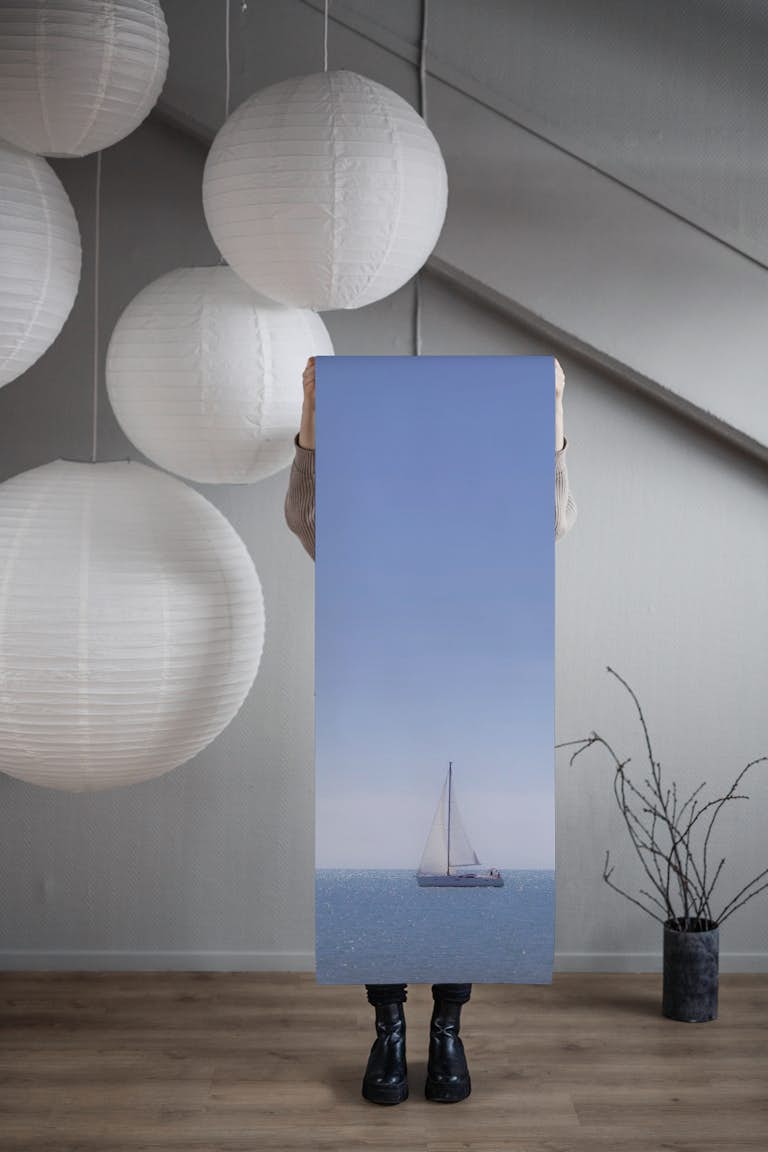 Sailing wallpaper roll