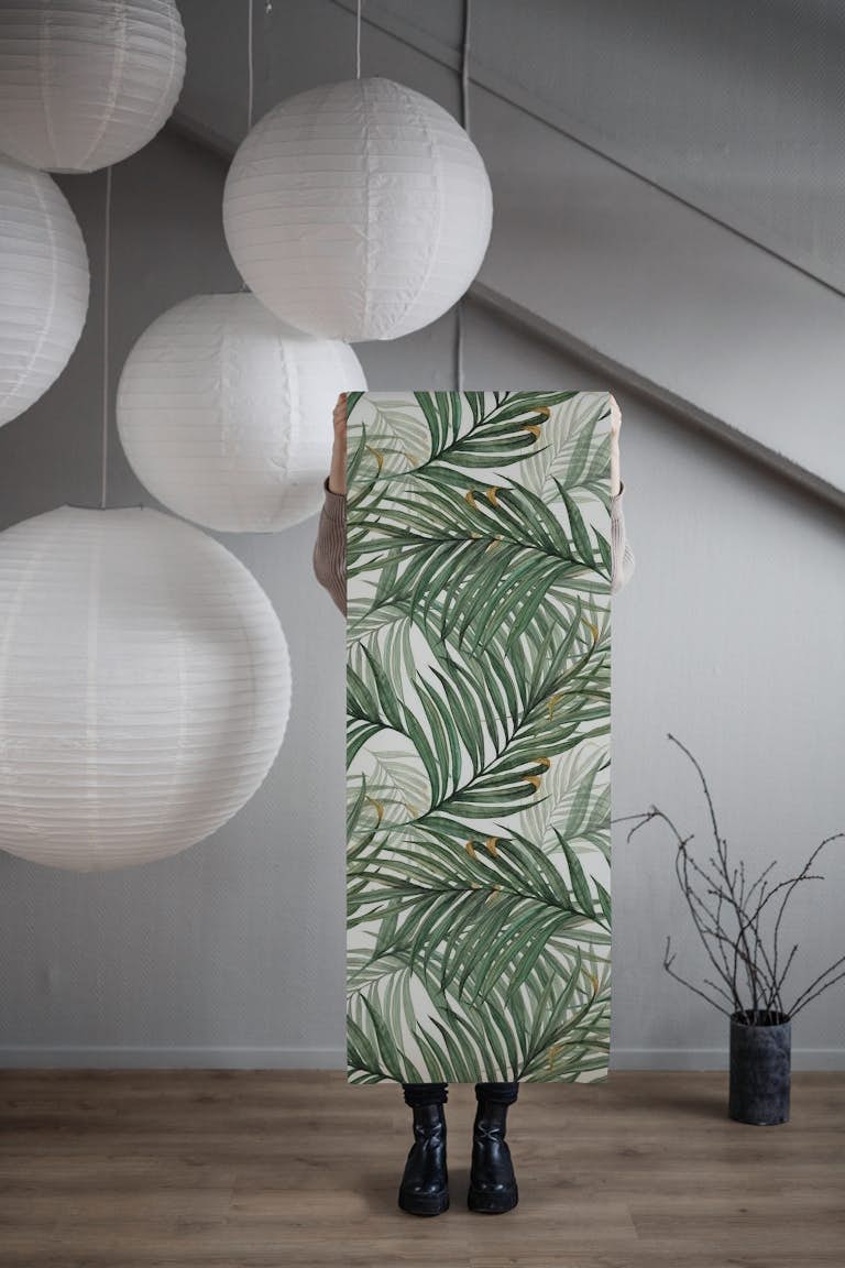 Palm Leaves Wallpaper behang roll