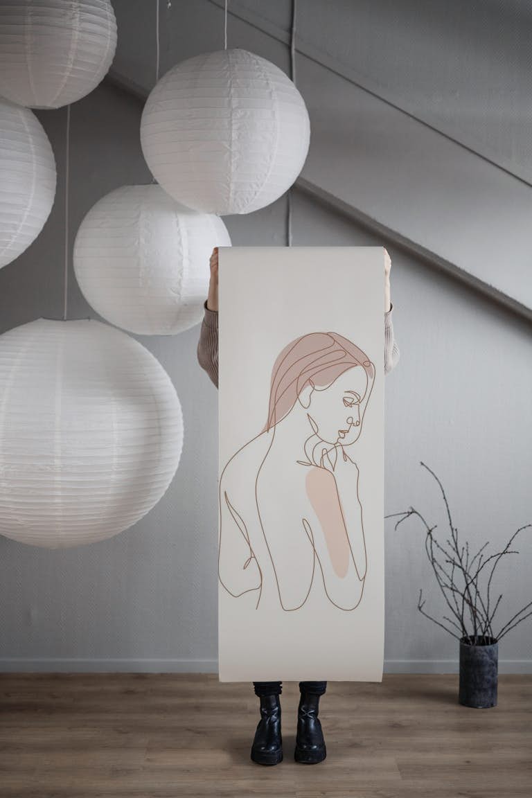 Nude Girl papel pintado roll