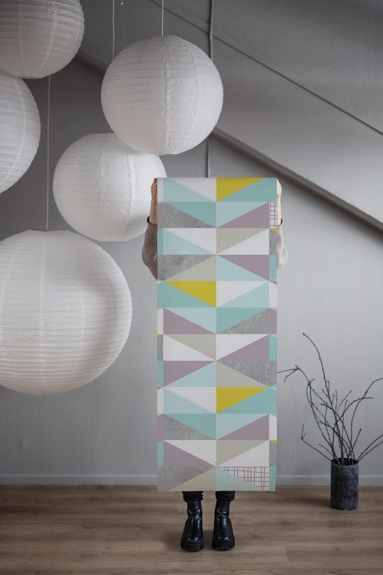 Nordic Triangles 02 wallpaper roll