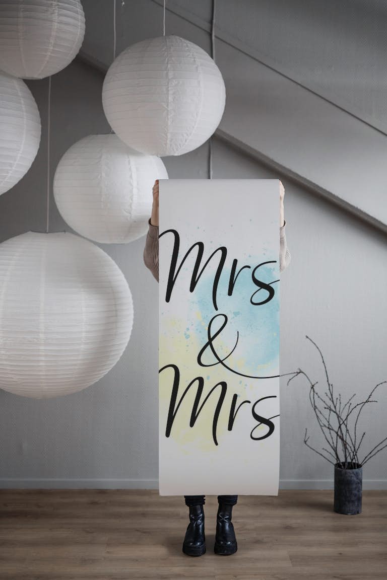 Mrs and Mrs papiers peint roll