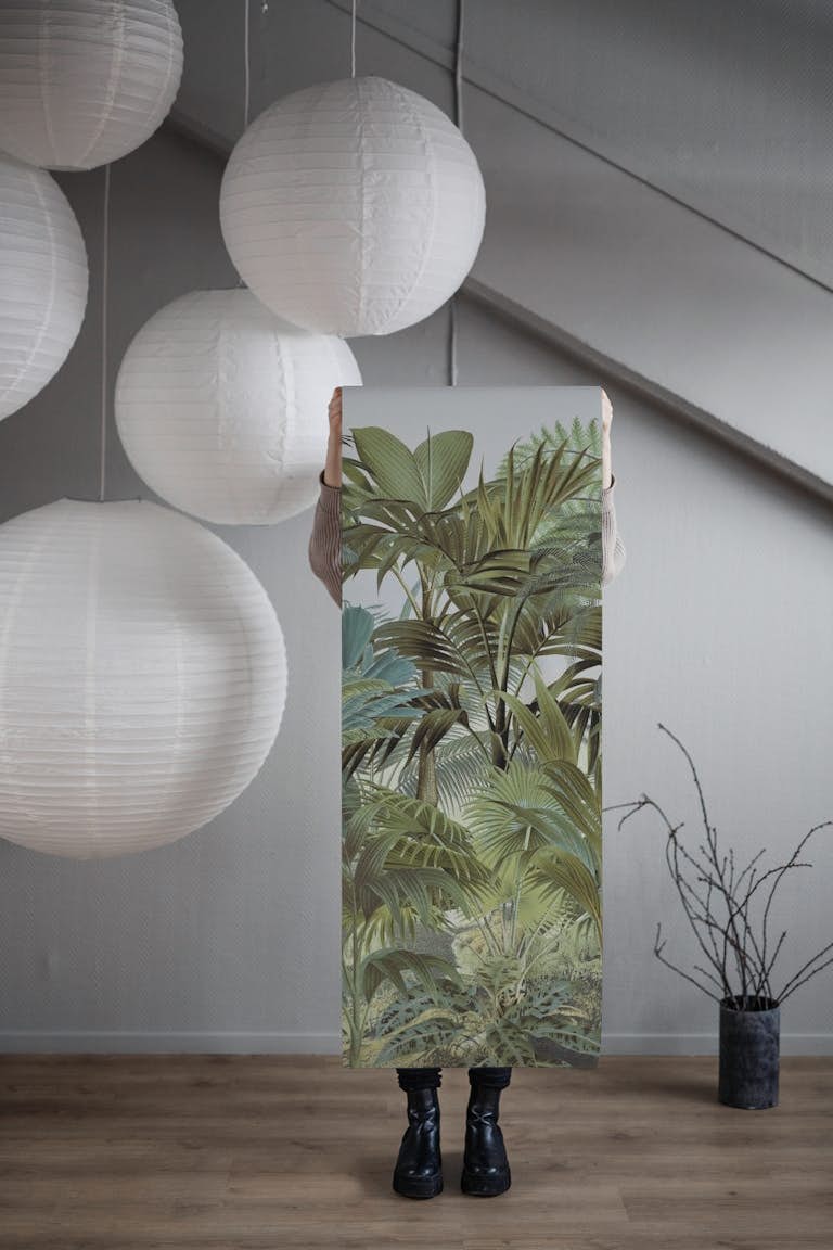 Green Tropical Paradise wallpaper roll