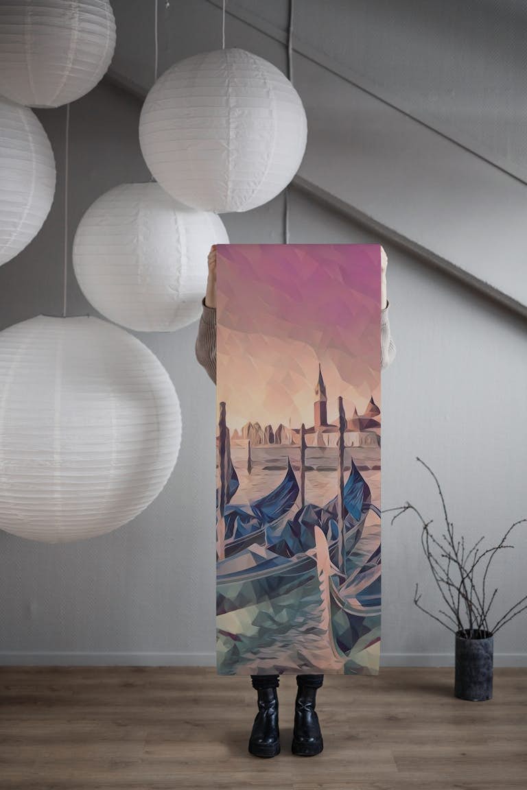 Venice Sunset wallpaper roll