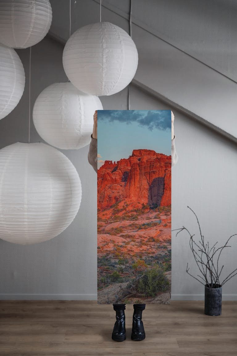 The Magic of Sunset in Utah wallpaper roll