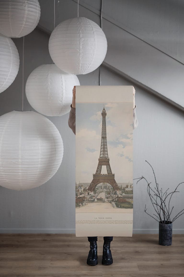 France Paris Eiffel Tower 2 papel de parede roll