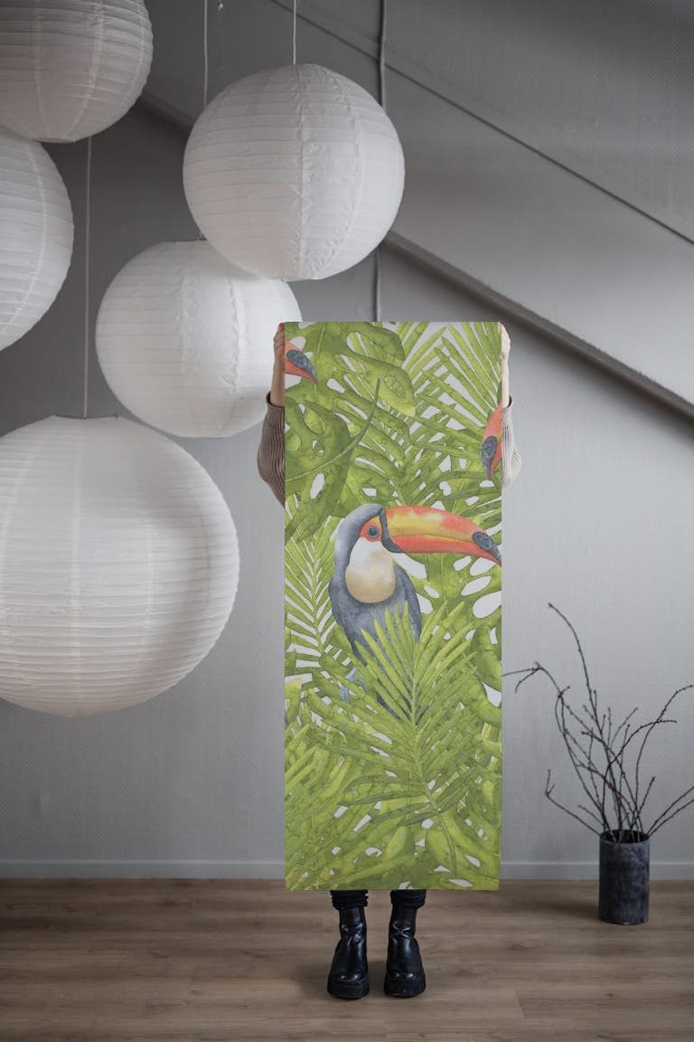 Toucan wallpaper roll