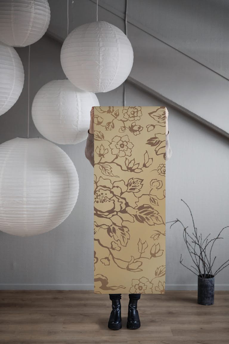 Japandi Minimalism papel pintado roll