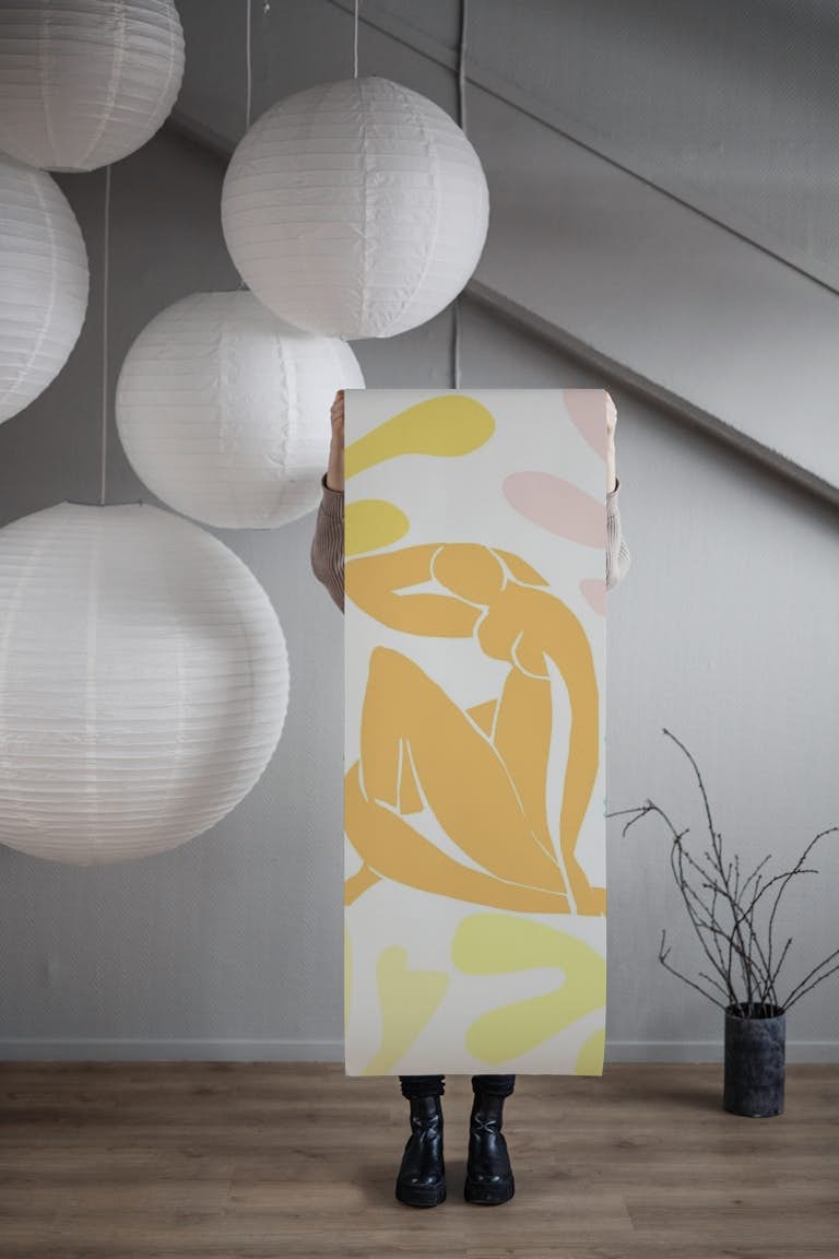 Matisse Inspired Summer Beach papel pintado roll