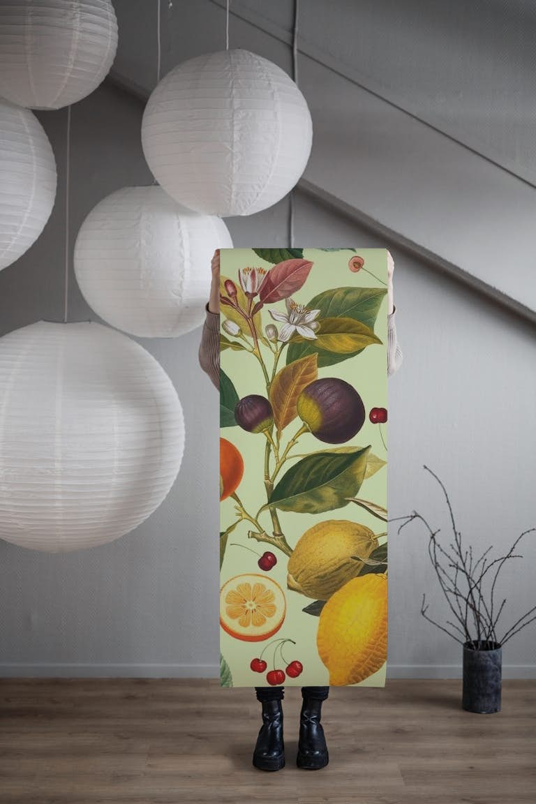 Vintage Fruit Pattern XIII tapetit roll