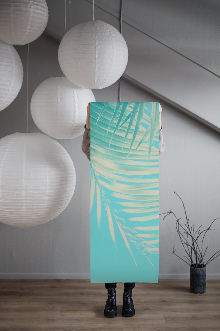 Palm Leaves Summer Vibes 4 papel pintado roll