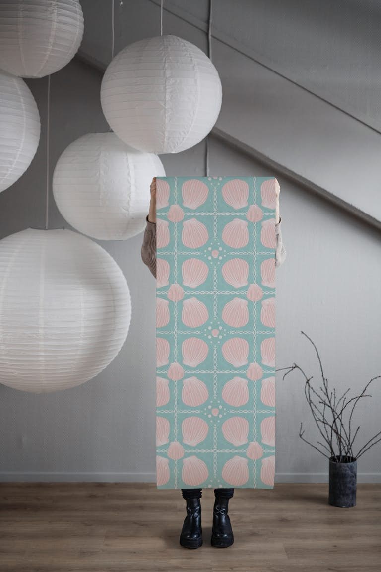 Seashell Pattern wallpaper roll