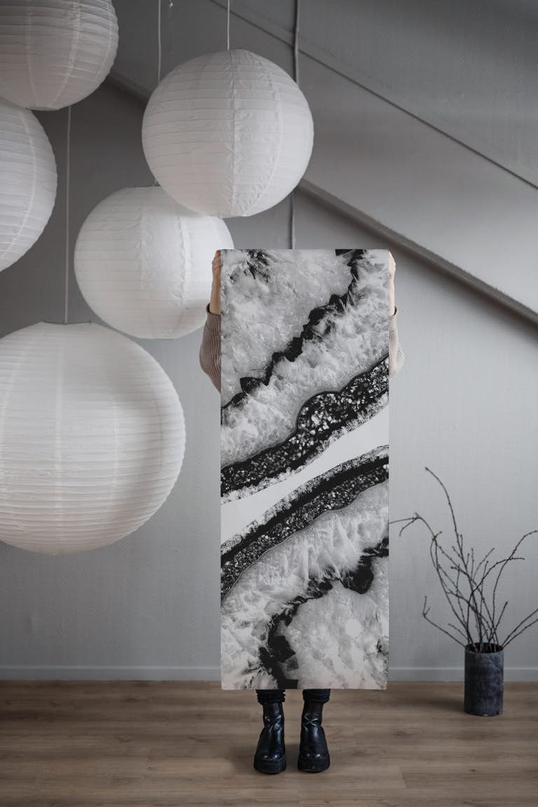 Yin Yang Agate Glam 2 wallpaper roll