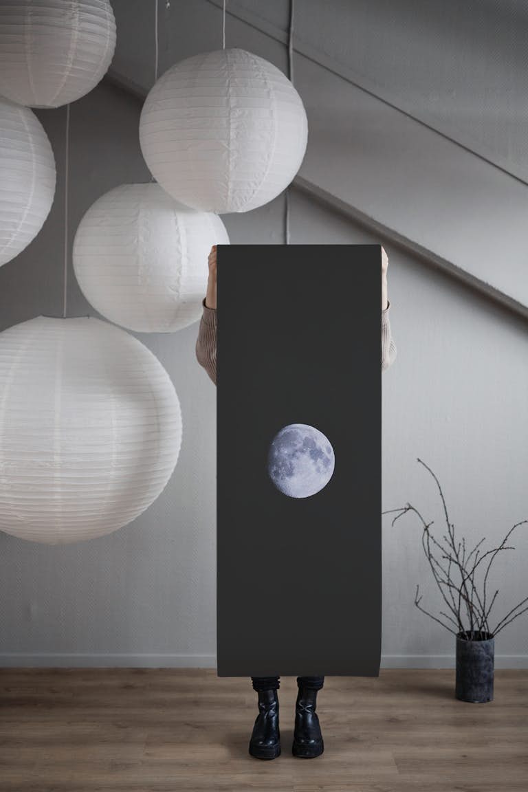 Minimal Moon wallpaper roll