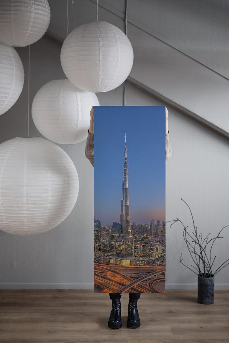 The Amazing Burj Khalifah tapet roll