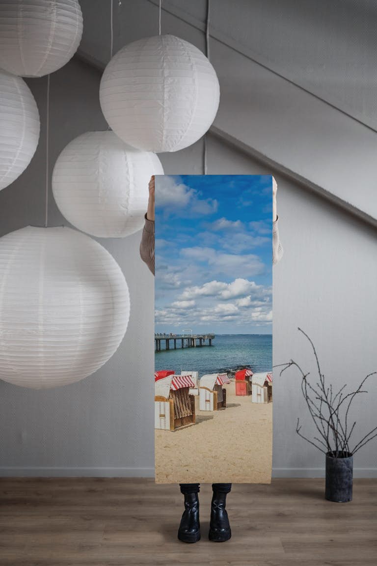 NIENDORF Pier and Beach wallpaper roll