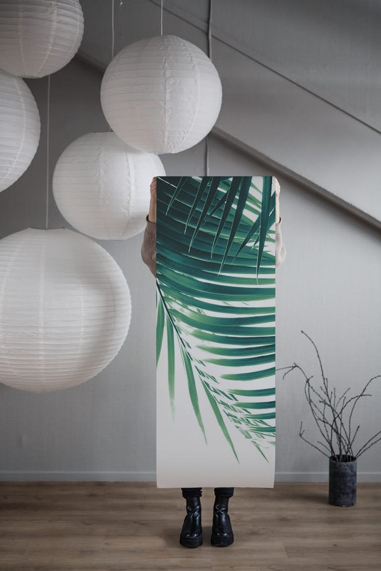 Palm Leaves Green Vibes 4 papel de parede roll