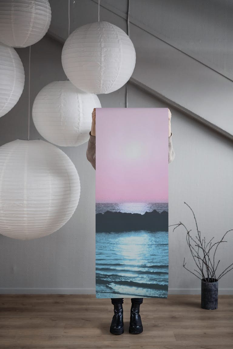 Sunset Ocean Bliss 5 wallpaper roll