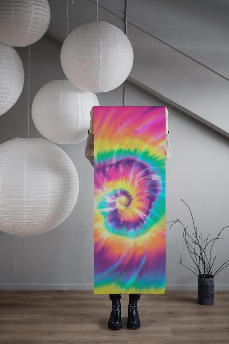 Mid Century Hippie Art papel pintado roll