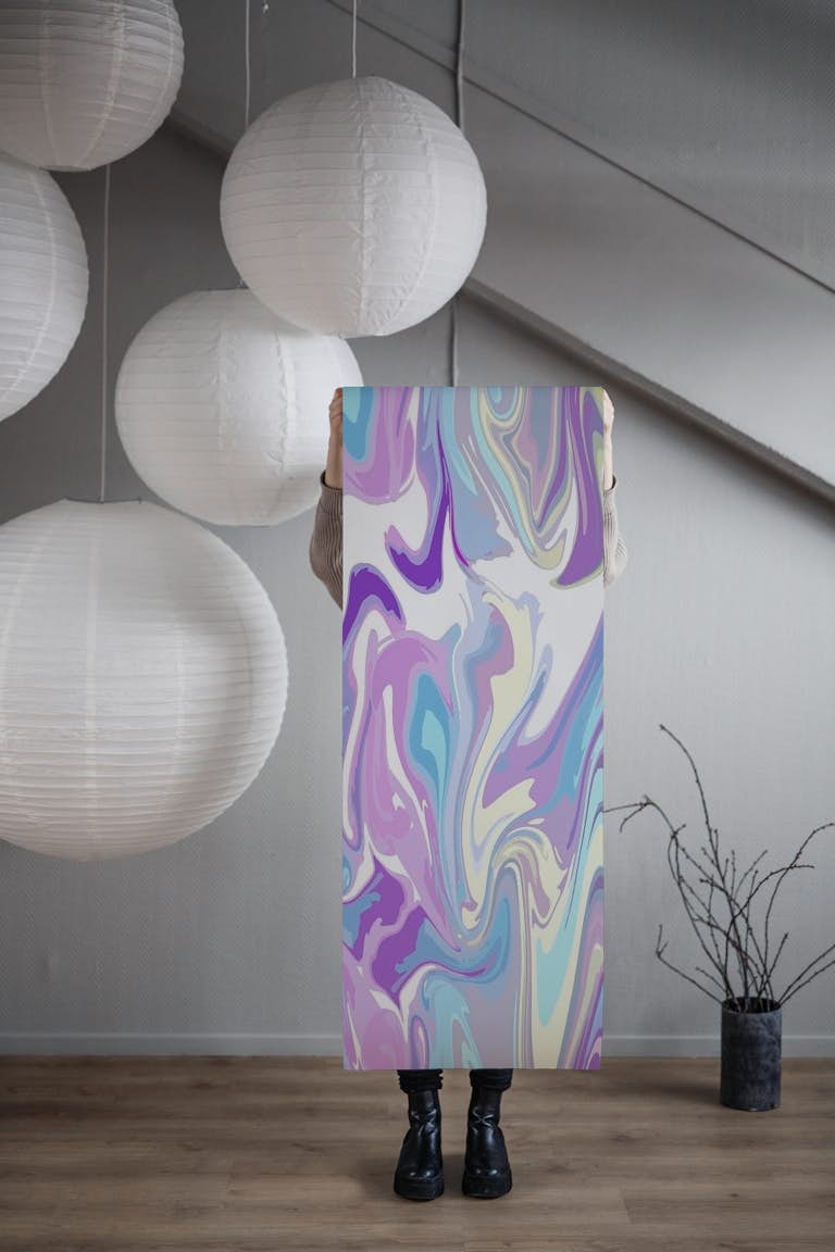 Tie Dye Pastel wallpaper roll