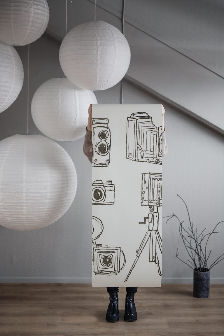 Camera Set wallpaper roll