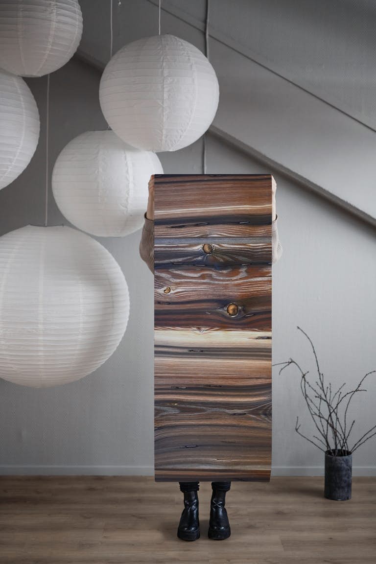 Textured Driftwood wallpaper roll