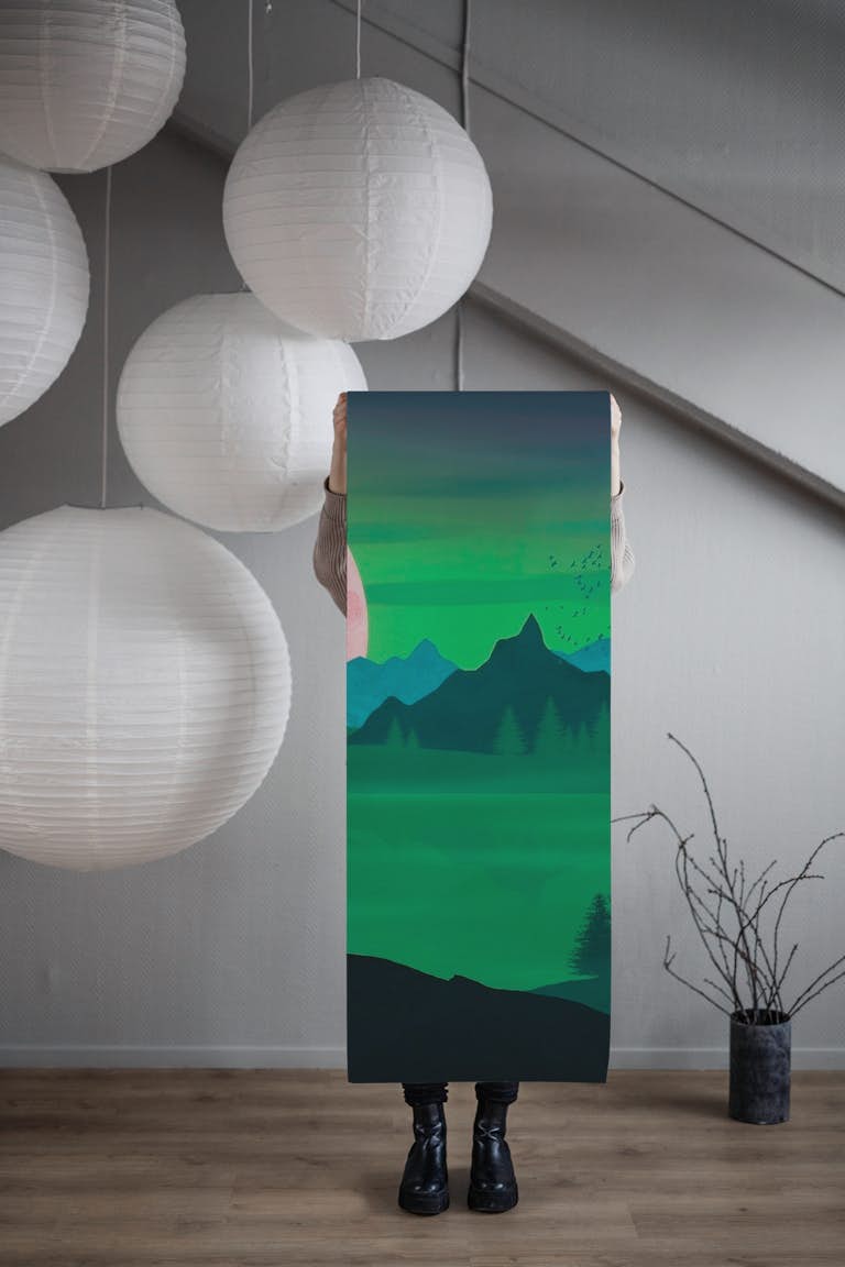 The Emerald Lake wallpaper roll