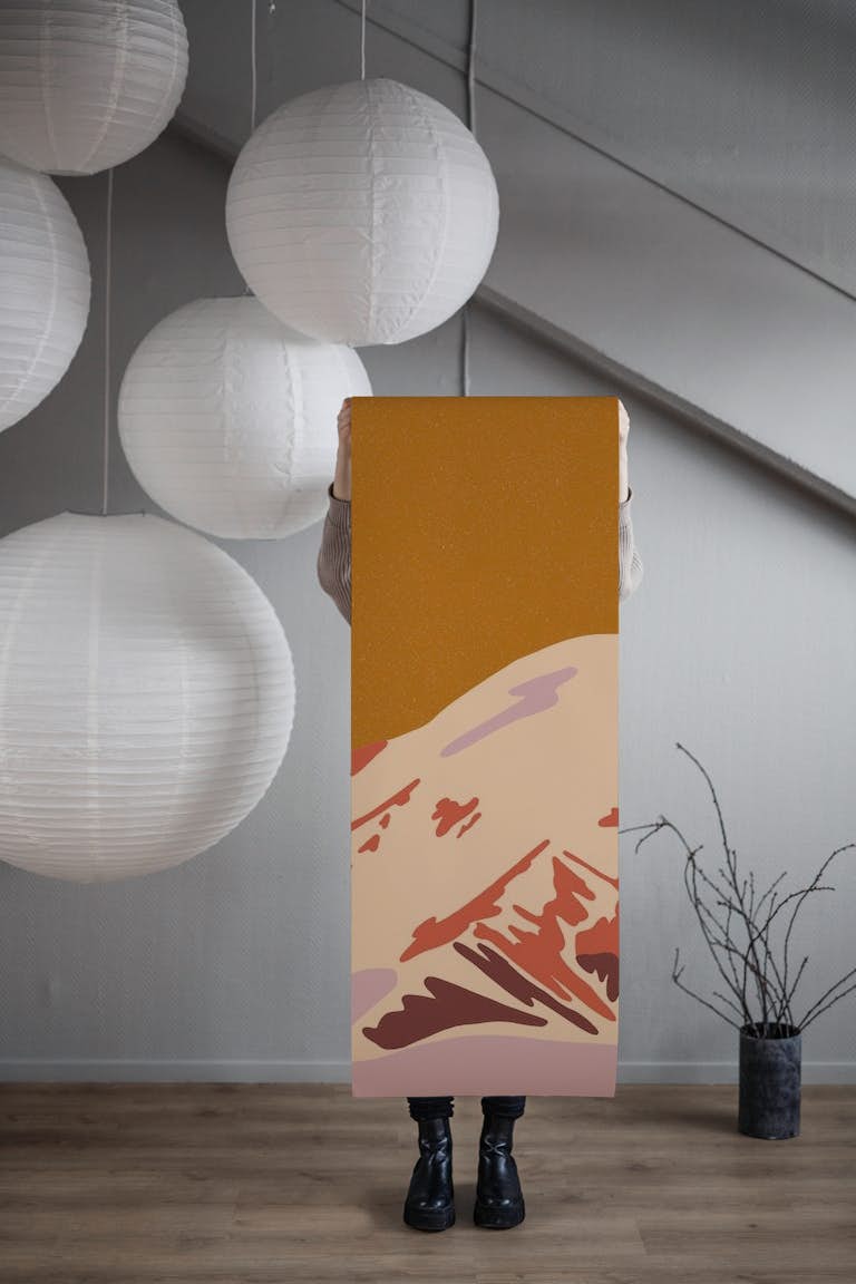 Mount Rainier at Sunrise wallpaper roll