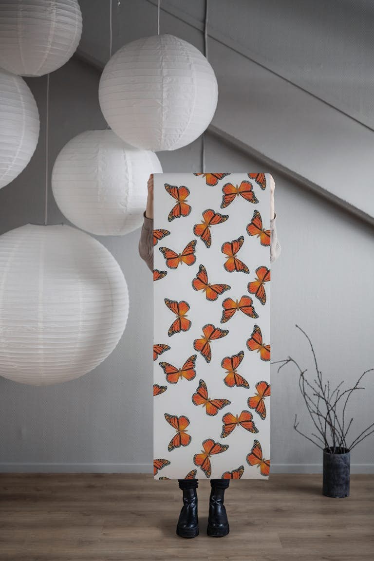 Monarch Butterflies 1 wallpaper roll