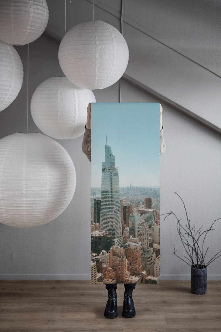 Manhattan Skyline View wallpaper roll
