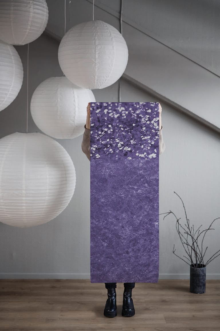 Ultra Violet Glitter 1 wallpaper roll