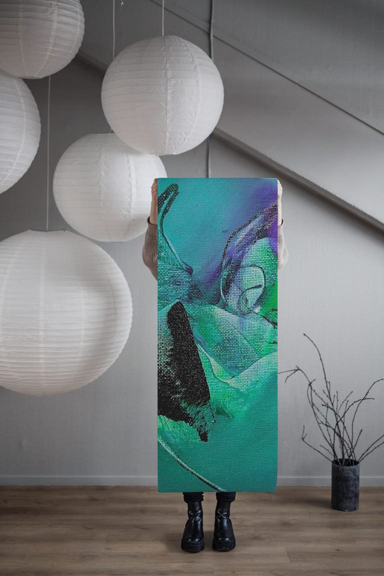 Deep Sea Abstract Art papel de parede roll