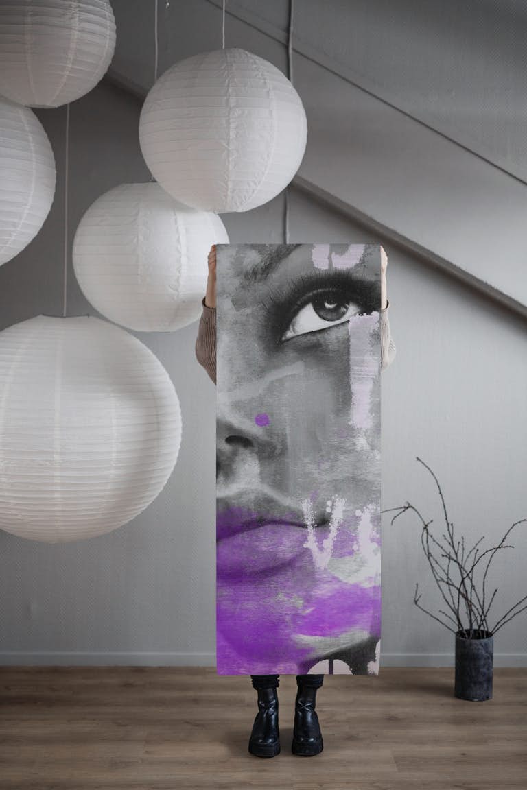 Mysterious beauty Portrait Art wallpaper roll