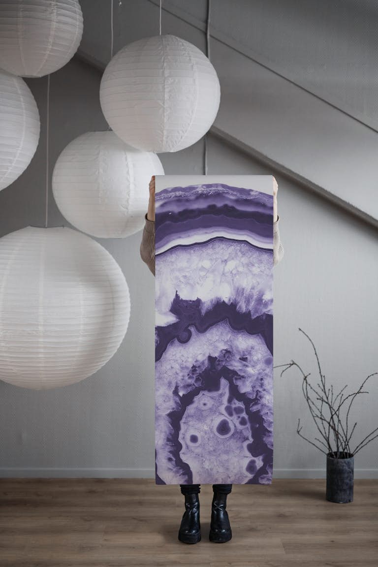 Ultra Violet Agate 2 wallpaper roll