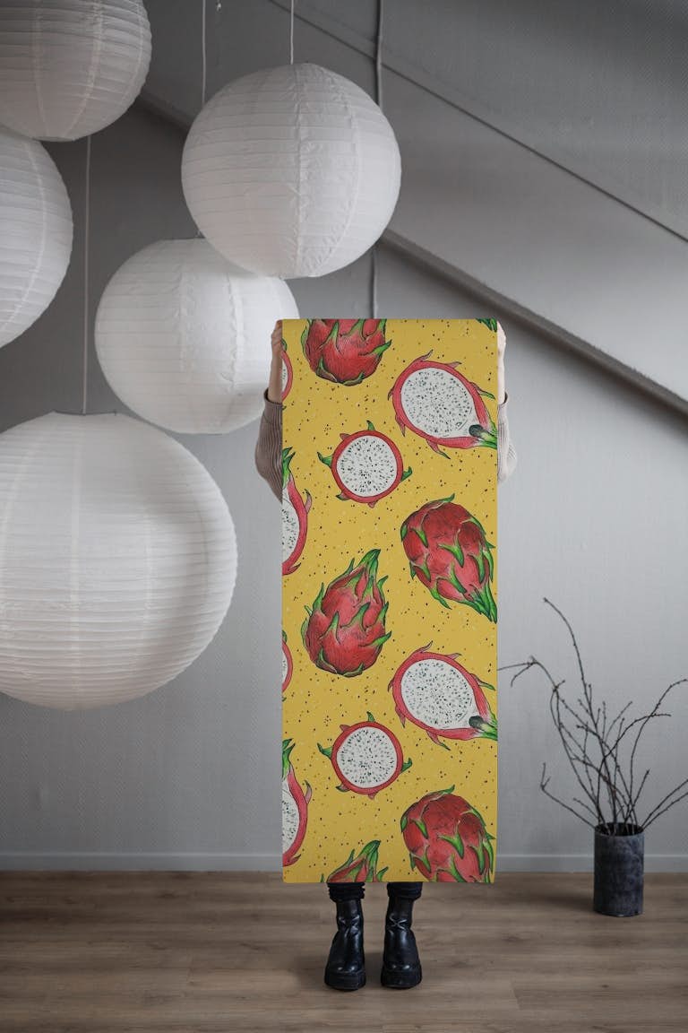Dragon fruit 4 wallpaper roll