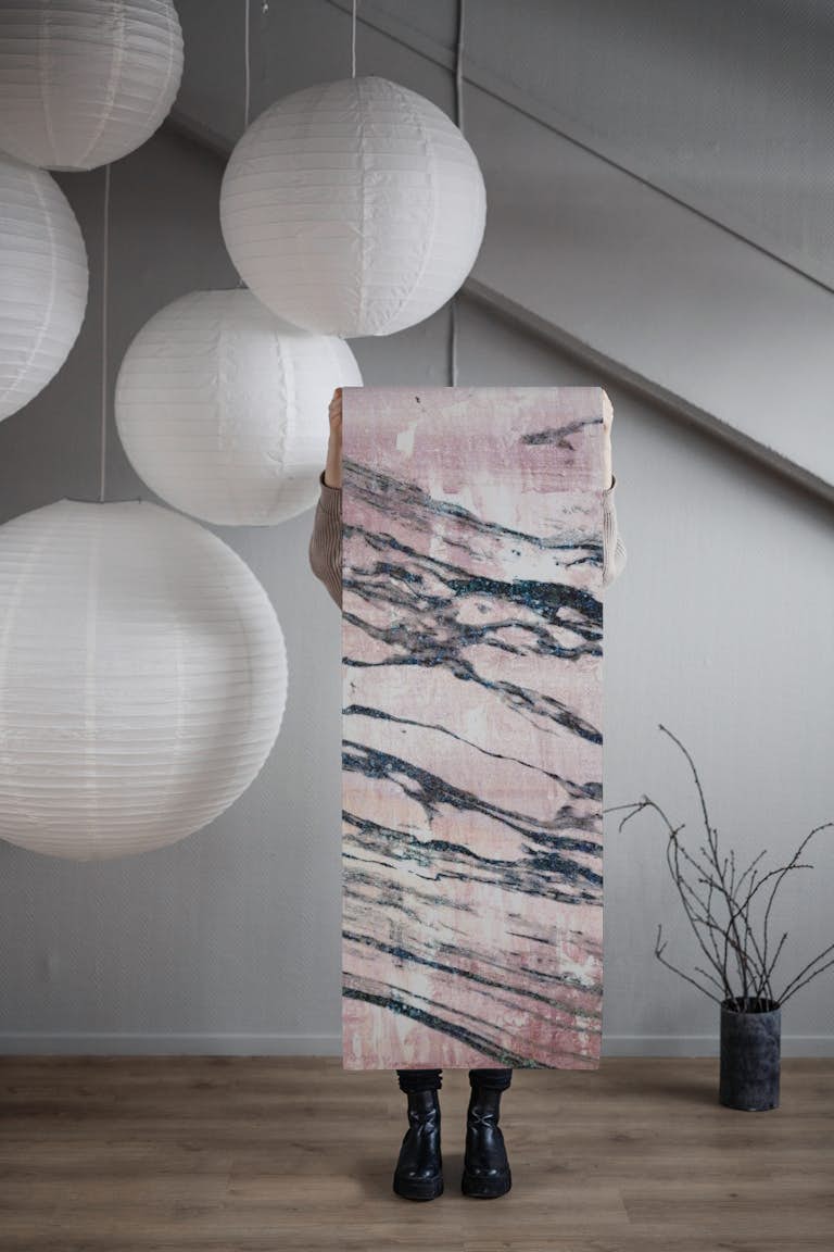 Marble Wall Grunge papel de parede roll